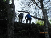 Abseiling photo