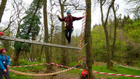 Rope & Ladder Climb / Crate Climbing / Wobbly Pole / Tyrolean photo