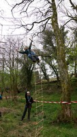 Rope & Ladder Climb / Crate Climbing / Wobbly Pole / Tyrolean photo