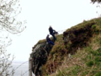 Abseiling photo